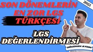 2025 LGS Türkçe Değerlendirmesi I Standart Sapma Nasıl Olur? I Sorular Zor muydu? I