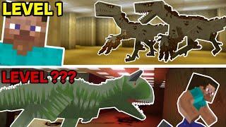 I ADDED DINOSAURS INTO THE BACKROOMS! 【Minecraft Survival】