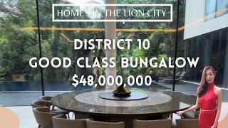 $45m Good Class Bungalow on D10 House Tour #forsale #gcb #singaporelanded