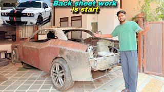 Back sheet work is start our dodge challenger SRT//️