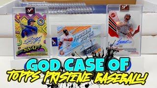 I cracked a GOD CASE of 2024 Topps Pristine Baseball on Whatnot