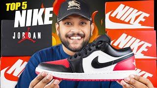 5 Best Nike Air Jordan Shoes/Sneaker For College/Men  Nike Haul Review 2024 | ONE CHANCE