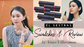 El Sestras Lip & Cheek Tint and Liquid Matte Lipstick Swatches + Review | Aimee Villaroman