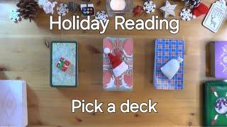 Happy Holidays! ⭐️ Pick a card reading. Tarot & Oracle cards.