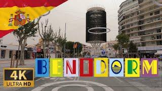 DRIVING IN BENIDORM,  Province of Alicante, Valencian Community, SPAIN I 4K 60fps