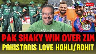 Clueless Pakistan Beat Minnows Zimbabwe | Vikrant Hate Indian Players | Pakistanis Love Kohli/Rohit