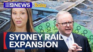 PM promises $1 billion rail network expansion in Sydney's southwest | 9 News Australia