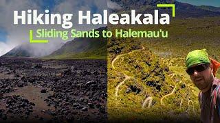 TOUGHEST day-hike in Maui! | SLIDING SANDS Trail TO HALEMAU'U Trail | Hiking Haleakala National Park