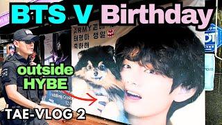 ARMY's Guide to BTS V Taehyung's Birthday around HYBE  Birthday Cafes & Projects