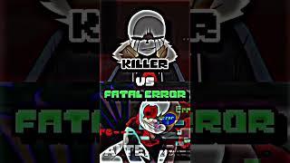 Collab W @wisrizz: Fresh! Ink Vs Dust, And Killer Vs Fatal Error#sans#undertale#1v1