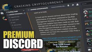 Cracking Cryptocurrency Premium Trading Group - Premium Member Discord Tutorial