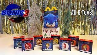 McDonald’s Sonic The Hedgehog 3 Happy Meal Collection! All 8! Dec 2024