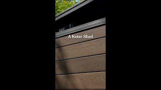 Oh…I wasn’t sad. I just needed a Keter shed