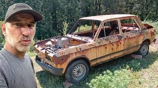 Abandonné depuis 30 ans à l'air libre, ce moteur de FIAT 128 peut-il être ressuscité pour 0 euro?