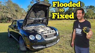 We Got our $9,000 Flooded Bentley Running and Driving for $330!