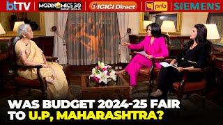 Exclusive | Finance Minister Defends UP And Maharashtra Budget 2024-25 Allocations