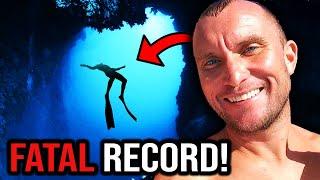 The TERRIFYING Last Dive of Stephen Keenan | Diving Record Gone Wrong