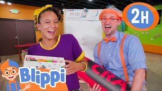 Lucky Art Crayonolgy with Blippi! | Educational Kids Videos | Fun Compilations for Learning