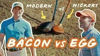 Hickory Golf vs Modern Clubs at Mid Pines ft Shane Bacon | Digging Into Design pres. by Johnnie-O