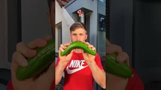 Guess how many cucumbers this ch ...