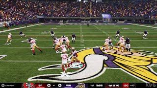 Madden NFL 25 - San Francisco 49ers vs Minnesota Vikings - Gameplay (PS5 UHD) [4K60FPS]