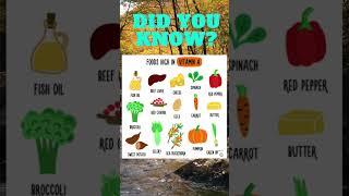 "Boost Your Health with These Top Vitamin A Foods: The Ultimate Guide" #shorts #shortvideo