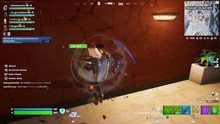 Knocking down the whole Grand Glacier Building #fortnite #waitforit