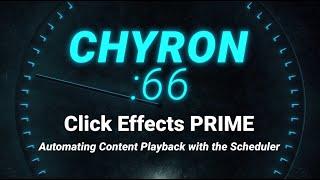 Chyron :66 - Click Effects - Scheduler