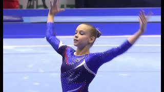 Angelina Simakova - Floor - Russian Championships 2018