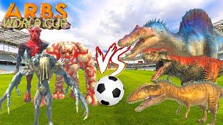 WORLD CUP IN ARBS! - INFERNALS VS CARNIVORE DINOS - ANIMAL REVOLT BATTLE SIMULATOR