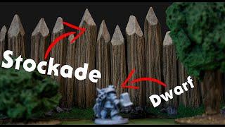 Terrain "Stockade" D&D DIY