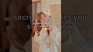 secret websites you should know  #ytshorts #asthetic #shorts #trendingshorts #websites #secret