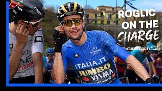 Primoz Roglic Just Can't Stop Winning! | Highlights of Stage 6 At Tirreno-Adriatico | Eurosport