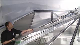 3c K2 installation - P-shape - Roof glazing