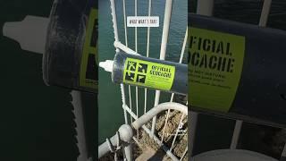 Ingenious geocache hide. Very clever. #geocaching #treasurehunt