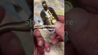 Shakespeare Microspin fishing reel for the day #fishing