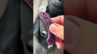 Spyderco Dragonfly 2 - PD#1 Burgundy Sprint Run - Available at GPKNIVES.com! #Spyderco