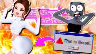 Playing The ILLEGAL VERSION Of DRESS TO IMPRESS... I am traumatized... | ROBLOX