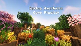 【Cute Relaxing Music】- Aesthetic Playlist w/ Minecraft Visuals | Study/Sleep/Relax/Chill