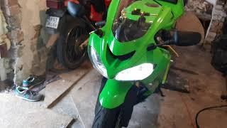 Kawasaki ZX10R 2004 exhaust sound dominator