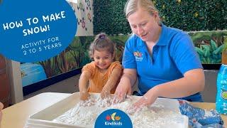 How to Make Snow! | Kindikids@home