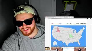 British guy tries to get all Names/Locations of States !!! This was harddddd