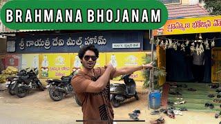 Brahmana Bhojanam ️ || Hyderabad || Doctor’s life || India 