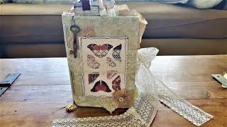 JUNK JOURNAL FOR SALE! Stuffed & Lacey! In My Etsy Shop! :) Victorian Nature! The Paper Outpost! :)