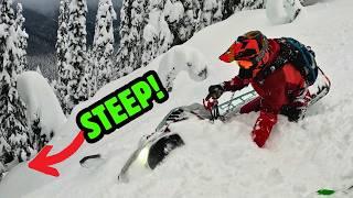 Tree Riding Turbo Ski-Doo Snowmobiles! POV