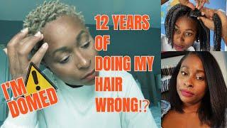  I have been doing the worst length retention method ( hair growth journey)