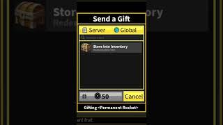 Perm rocket Giveaway Winner Blox fruits