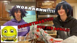 saiouma bakes cinnamon banana bread (for yule)