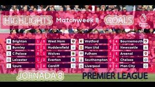 Todos los Goles | Jornada 8 | All Goals & Highlights | Premier League | Matchday 8 | HD