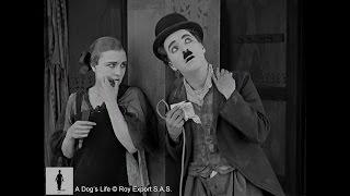 Edna Purviance flirts with Charlie Chaplin - A Dog's Life (1918)